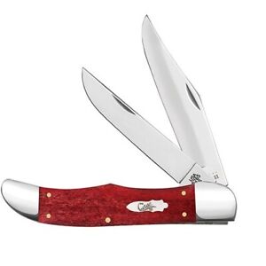 CASE XX KNIFE- FOLDING HUNTER RED BONE  #11324 - 5 1/4" CLOSED LENGTH - USA- NIB