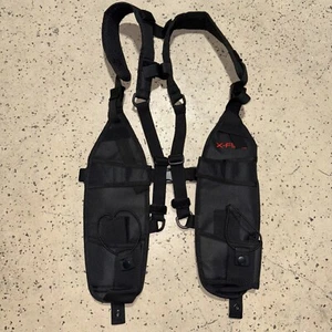 XFIRE Double Radio Shoulder Vest Rig, Heavy Duty Radio Holster, Tactical. (07) - Picture 1 of 9