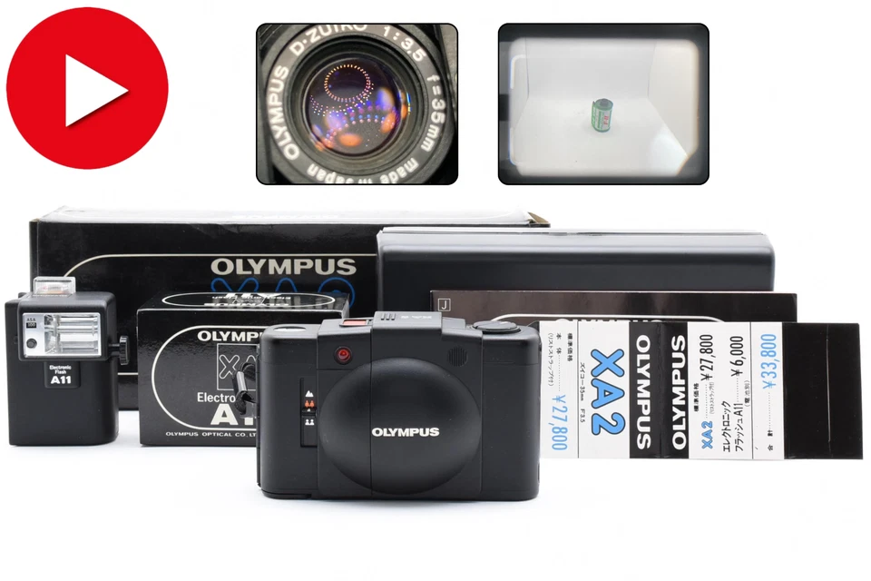 Olympus XA2 A11 Point & Shoot 35mm Film Camera JAPAN [Excellent in Box] - Image 1 of 4