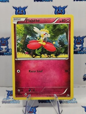 Flabebe Flashfire 63/106 Pokemon LP  - Image 1 of 2