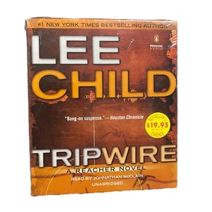 Jack Reacher Novel - Tripwire by Lee Child Audio Book CD New Sealed Unabridged - Picture 1 of 7