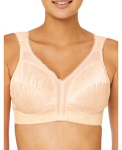 Playtex 18 Hour Original Comfort Strap Wirefree Bra Natural Beige Size 46C - Picture 1 of 1