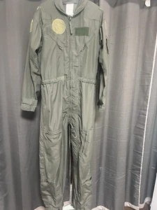 Overalls Mechanic Pilot Military Sz 44L Patch Ready Cosplay 8415-01-8393 FR - Picture 1 of 12