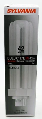 Sylvania Dulux T/E IN 42W amalgam compact fluorescent bulb - 20890 841 - Image 1 of 4