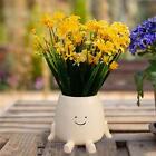 Cute Plant Pot Resin Planter Smiling Face Flower Pot Best
