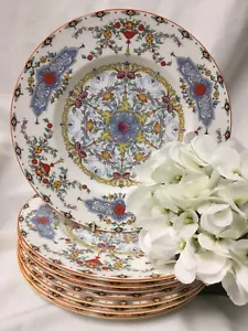 (8) 1926 Royal Worcester “Canopic” 9.25 Inch Art Deco LUNCHEON PLATES #3319/3 - Picture 1 of 11