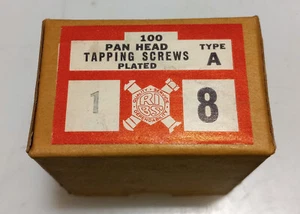 Ribs The EMF Line Pan Head Blechschraube Typ-A plattiert 1" Größe-8 100-Pkg. - Bild 1 von 3