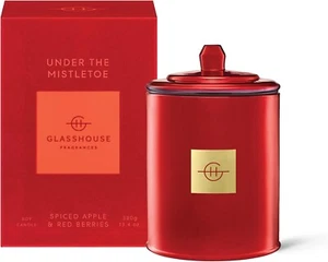 Glasshouse Fragrances Under The Mistletoe Candle - Picture 1 of 4