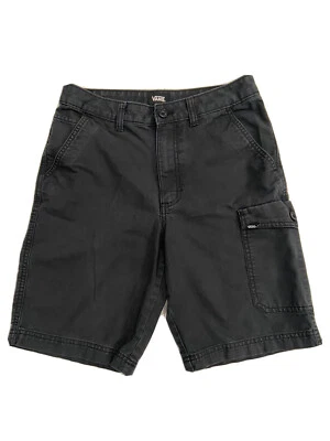 Shorts Vans Cargo azul slim fit masculino tamanho 18 27” cintura em excelente estado usado - Imagem 1 de 4