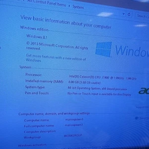 Acer Aspire XC-703G Desktop PC Windows 10 Intel J1900 500 GB SSD 4 GB RAM - Picture 1 of 7