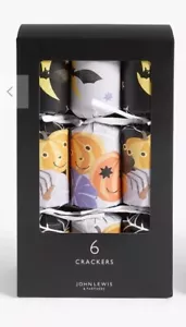 JOHN LEWIS - 6 x Alternative Christmas Crackers - Gothic Witch Skeleton fun - Picture 1 of 8