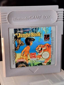 Modul Nintendo GameBoy Spiel Disney´s The Jungle Book + Case Schutzhülle - Picture 1 of 2