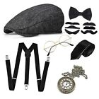  1920s Accessories for Men, Roaring 20s Costumes for Men, Great Gatsby Costume 