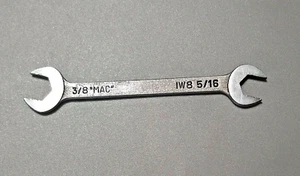Mac Tools IW8, 3/8" X 5/16" "Mini" Wrench, Open End, 3.75" Long. - Picture 1 of 10