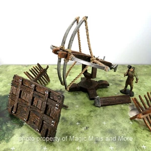 War Machines BALLISTA ~ D&D Pathfinder 4D Settings miniature bolts engineer - Picture 1 of 7