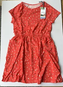 Joules Girls Jude Ice Cream Jersey Dress - Pink Spot - Age 12 Years *BNWT* - Picture 1 of 5