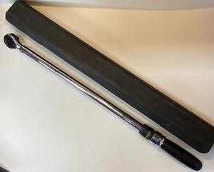 Stanley Micrometer Torque Wrench #86-354 1/2" Drive 50-250 Pounds In Hard Case - Picture 1 of 6