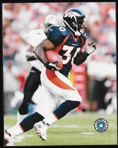TERRELL DAVIS 8x10 Color Action Photo File Denver Broncos NFL Football - Picture 1 of 1