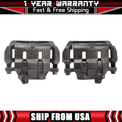 Pinzas de freno delanteras izquierda y derecha con soporte para Isuzu NPR-HD 1999-2003 Foto 1 de 4