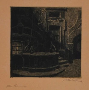 Wilhelm Heinrich Funk / Radierung /handsigniert / betitelt - Picture 1 of 2