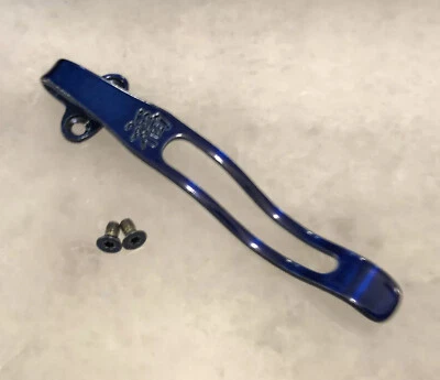 Clip de bolsillo profundo de titanio azul para cuchillo Benchmade Barrage 580 Osborne 940 Foto 1 de 4