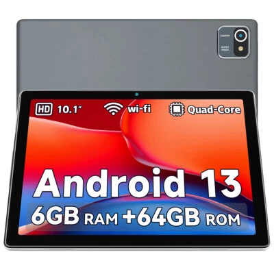 KOTSREN Tablet 10.1 Zoll Android 12 mit 2GB RAM 64GB ROM Bluetooth Dual Kamera