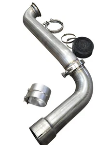 3.5" Exhaust Outlet Pipe for 2001–2016 Chevy GMC Duramax 6.6L (Fits S400) - Picture 1 of 6