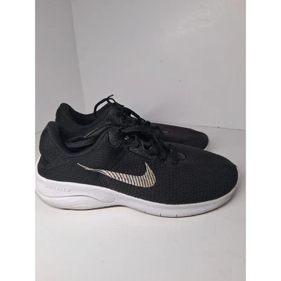 Nike Flex Experience RN 11 Women's Running Shoes Black White Silver Size 8.5 - Image 1 of 4