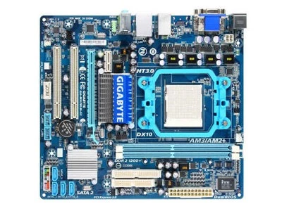 GIGABYTE GA-MA78LM-S2 Motherboard AMD 760G DDR2 Socket AM2/AM2+/AM3 Micro ATX - Image 1 of 4