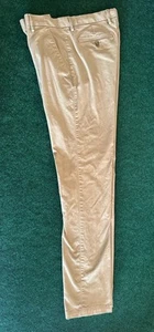 Banana Republic Dress Pants Mens Size 32 x 34 Beige Straight Fit Kentfield Flat - Picture 1 of 5