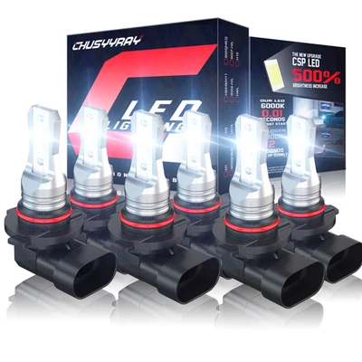 For Chrysler Sebring 2007-2009 2.4L 2.7L 3.5L LED Front Headlights+Fog Lights - Image 1 of 4