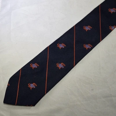 Corbata Florida Gators naranja azul rayas productos universitarios logotipo vintage Foto 1 de 4