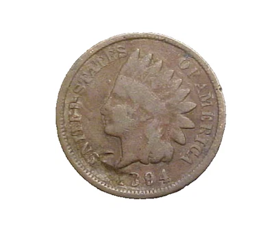 1894 Indian Cent - Semi-Key Date Circ Details -Great Album Coin -c6953xtc - Image 1 of 3