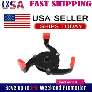 Universal Car 3 Jaws Oil Filter Wrench Adjustable Spanner Remover Removal C - Picture 1 of 14
