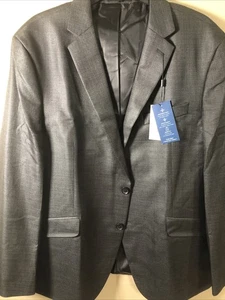 Neu Kenneth Cole REACTION Herren Anzug Sakko Flex Blazer dunkelgrau 46R Regular - Bild 1 von 10