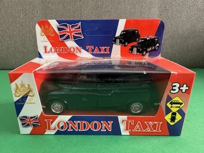 MODELLINO LONDON TAXI PULL BACK & GO ACTION IN METALLO cm.12 NUOVO CON SCATOLA - Immagine 1 di 4