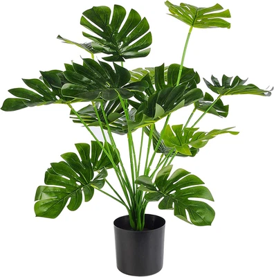 Toopify Plantas Falsas Grandes, Plantas de Piso Artificiales Altas para Hogar Oficina Living Foto 1 de 4