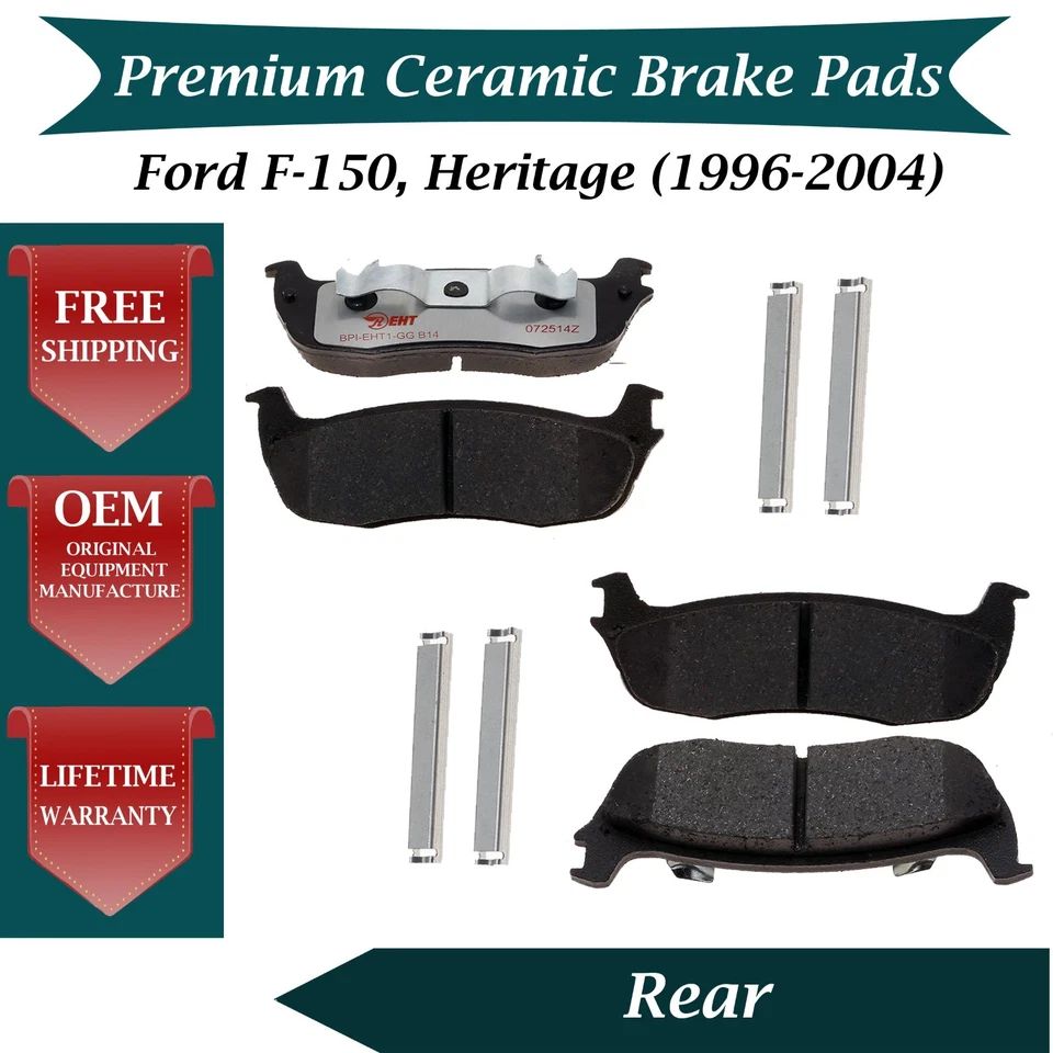 Nuevo kit de pastillas de freno traseras premium OE para Ford F-150 1996-2004 9 años de garantía Foto 1 de 4