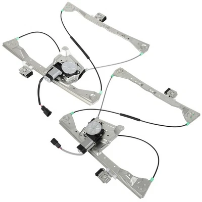 Regulador de ventana eléctrica trasera 2 piezas con motor para Buick Rendezvous Pontiac 2002-2007 Foto 1 de 4