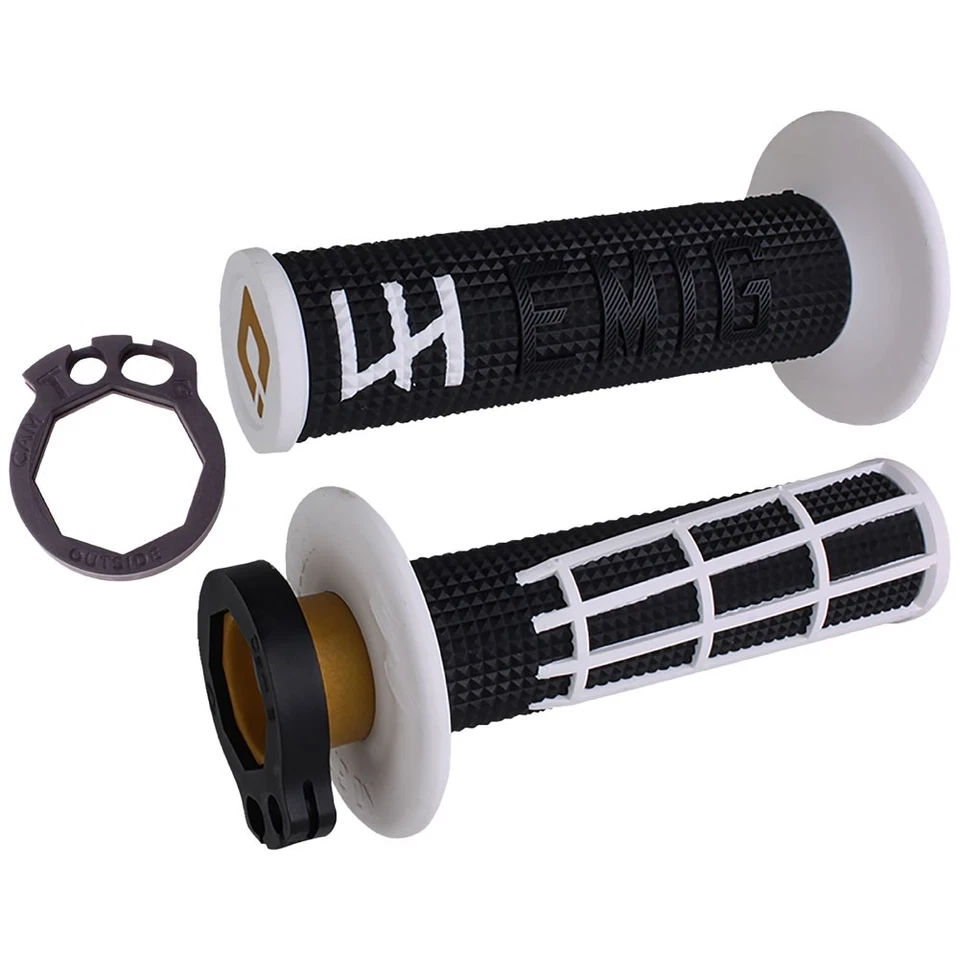 Odi V2 Emig 2.0 MX Lock-On Grips Black/White For Honda CRF250L (ABS) 2017-2020 Foto 1 de 1