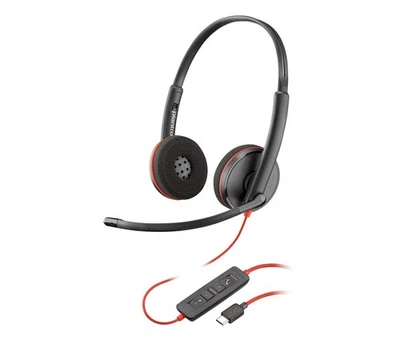 Poly Blackwire 3220 Stereo USB-C Headset + USB-C/A Adapter - Immagine 1 di 4