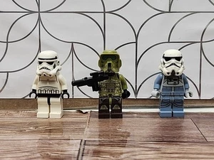 Lego Star Wars Clone Trooper Minifigure Lot - 3 Rare Figures - Bark Clone - Picture 1 of 4