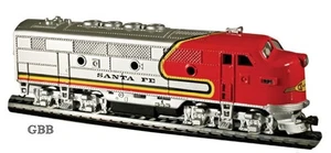 Escala HO "A.T.& S.F." F2-A DIESEL Modelo Power Santa Fe Capó de Guerra Nuevo 96800 - Imagen 1 de 1