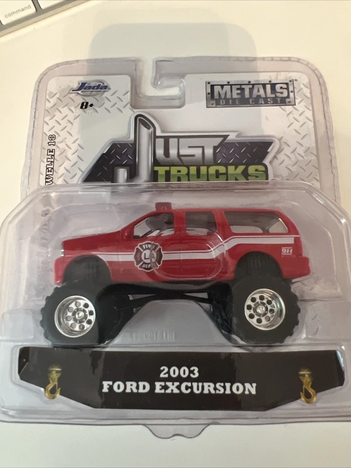 Jada Just Trucks 2003 Ford Excursion Red L.A. Fire Department Wave18 - Image 1 of 1