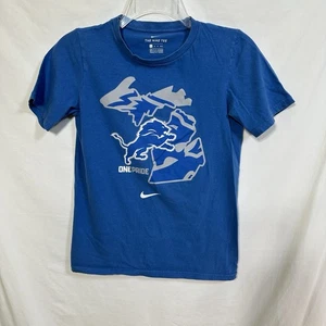 Detroit Lions NFL Football Nike Youth Medium Tee T-Shirt One Pride Michigan M - Picture 1 of 6
