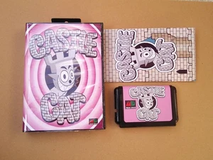 Mega Drive Castle Cat Sega w/Box Instruction Tested Good Condition Japan Import - Picture 1 of 7