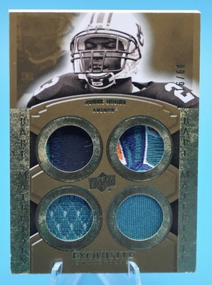 2010 Exquisite Collection Ronnie Brown Rare Materials Quad Patch Logo Dolphins - Image 1 of 2