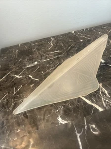 art deco slip shade Antique frosted glass 12” Tall - Picture 1 of 10