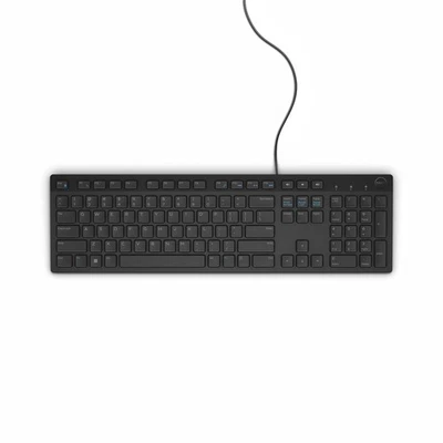 Dell Multimedia USB-A Keyboard-KB216 - UK (QWERTY) - Black Single - Immagine 1 di 4