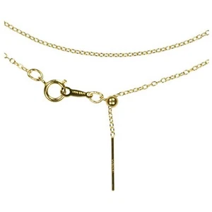 Add-A-Bead/Pearl Cable 14k Gold Filled, Silver Chain necklace or bracelet - Picture 1 of 8